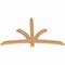 Ekena Millwork Davenport Timber Gable Bracket, Western Red Cedar, 60"W x 38"H x 1 1/2"D x 3 1/2"F, 15/12 Pitch GBW060X38X0204DAV00SWR - alternate 3